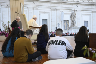19-Au pèlerinage des adolescents italiens