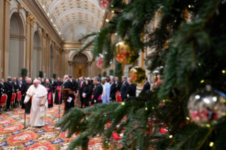 5-An die beim Heiligen Stuhl akkreditierten Mitglieder des Diplomatischen Korps beim traditionellen Neujahrsempfang 