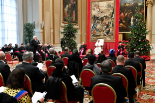 6-An die beim Heiligen Stuhl akkreditierten Mitglieder des Diplomatischen Korps beim traditionellen Neujahrsempfang 