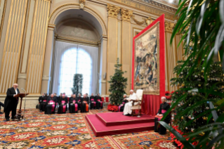 12-An die beim Heiligen Stuhl akkreditierten Mitglieder des Diplomatischen Korps beim traditionellen Neujahrsempfang 