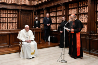 5-Inauguración de la nueva sala de exposiciones de la Biblioteca Apostólica Vaticana