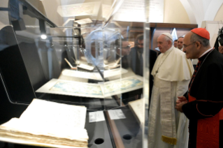 14-Inauguración de la nueva sala de exposiciones de la Biblioteca Apostólica Vaticana