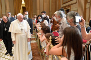 0-Aux diacres permanents du diocèse de Rome, avec leurs familles