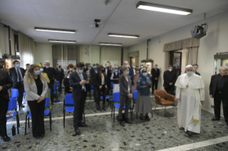 15-Visit of the Holy Father to the work-community of the Dicastery for Communication