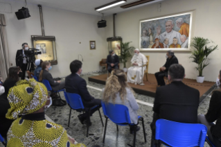23-Visit of the Holy Father to the work-community of the Dicastery for Communication