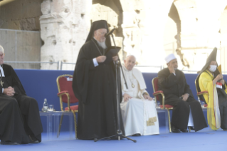 24-Cerimônia final do Encontro de Oração pela Paz organizado pela Comunidade de Santo Egídio: Religiões e Cultura em Diálogo: "Povos irmãos, terra futura" 