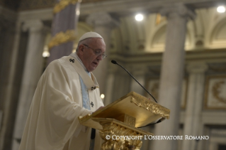 11-Außerordentliches Jubiläum der Barmherzigkeit: Heilige Messe und Öffnung der Heiligen Pforte in der Basilika Santa Maria Maggiore 