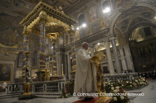 13-Außerordentliches Jubiläum der Barmherzigkeit: Heilige Messe und Öffnung der Heiligen Pforte in der Basilika Santa Maria Maggiore 