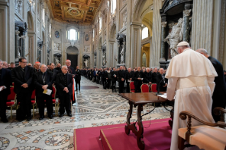 7-Geistliche Einkehr unter Leitung von Papst Franziskus aus Anlass des Jubiläums der Priester. Erste Meditation 