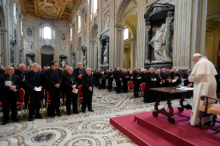 8-Geistliche Einkehr unter Leitung von Papst Franziskus aus Anlass des Jubiläums der Priester. Erste Meditation 