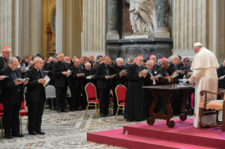 14-Geistliche Einkehr unter Leitung von Papst Franziskus aus Anlass des Jubiläums der Priester. Erste Meditation 