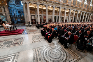 8-Geistliche Einkehr unter Leitung von Papst Franziskus aus Anlass des Jubiläums der Priester. Zweite Meditation 
