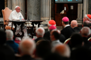 23-Geistliche Einkehr unter Leitung von Papst Franziskus aus Anlass des Jubiläums der Priester. Zweite Meditation 