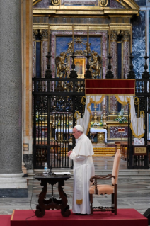 18-Geistliche Einkehr unter Leitung von Papst Franziskus aus Anlass des Jubiläums der Priester. Zweite Meditation 