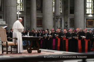 25-Geistliche Einkehr unter Leitung von Papst Franziskus aus Anlass des Jubiläums der Priester. Dritte Meditation 