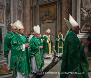 3-XXVII Domenica del Tempo Ordinario - Santa Messa per l'apertura della XIV Assemblea Generale Ordinaria del Sinodo dei Vescovi