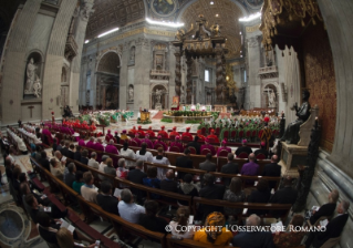 6-XXVIIe Dimanche du Temps ordinaire - Messe pour l'ouverture de la XIVe Assemblée générale ordinaire du Synode des évêques