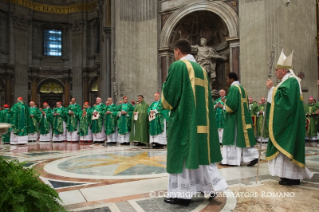 10-XXVIIe Dimanche du Temps ordinaire - Messe pour l'ouverture de la XIVe Assemblée générale ordinaire du Synode des évêques