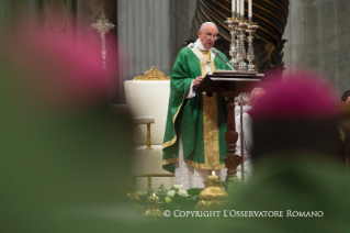 17-XXVIIe Dimanche du Temps ordinaire - Messe pour l'ouverture de la XIVe Assemblée générale ordinaire du Synode des évêques
