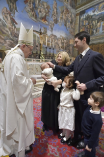14-Fiesta del Bautismo del Señor - Santa Misa y bautismo de algunos niños