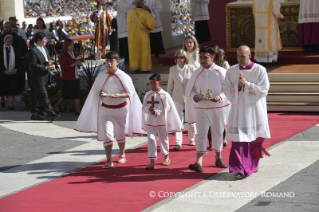 25-XXVIII Domenica del Tempo ordinario – Santa Messa con il Rito della Canonizzazione