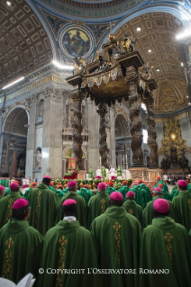 1-XXXe Dimanche du Temps ordinaire - Messe pour la conclusion de la XIVe Assemblée générale ordinaire du Synode des évêques 