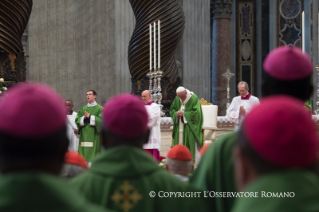 12-30th Sunday in Ordinary Time - Holy Mass for the closing of the 14th Ordinary General Assembly of the Synod of Bishops