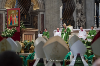 14-XXXe Dimanche du Temps ordinaire - Messe pour la conclusion de la XIVe Assemblée générale ordinaire du Synode des évêques 
