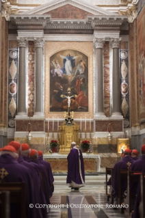 2-Eucharistic Concelebration presided over by Pope Francis with the Eminent Cardinals resident in Rome