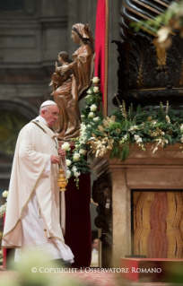 1-عظة قداسة البابا فرنسيس قداس ليلة عيد الميلاد - 24 ديسمبر / كانون الأول 2014