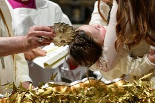 17-Baptême du Seigneur – Messe et baptême de quelques enfants