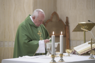 0-Morning Meditation by Pope Francis in the Chapel of the Domus Sanctae Marthae: <i>Spiritual tepidness that transforms life into a cemetery</i>