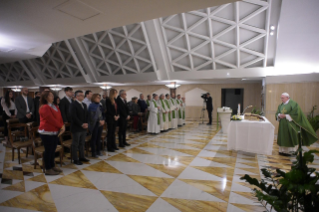 2-Holy Mass presided over by Pope Francis at the Casa Santa Marta in the Vatican: <i>Beware of sliding into worldliness</i>