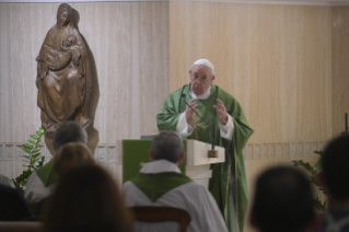 3-Holy Mass presided over by Pope Francis at the Casa Santa Marta in the Vatican: <i>Beware of sliding into worldliness</i>