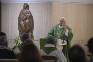 0-Holy Mass presided over by Pope Francis at the Casa Santa Marta in the Vatican: <i>Beware of sliding into worldliness</i>