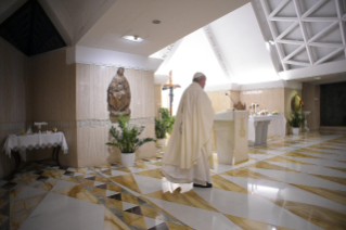 7-Frühmesse in der Kapelle der Casa Santa Marta: Gott dankbar sein für die Weggefährten des Lebens