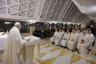 6-Holy Mass presided over by Pope Francis at the Casa Santa Marta in the Vatican: <i>Cherish those who accompany us in life</i>