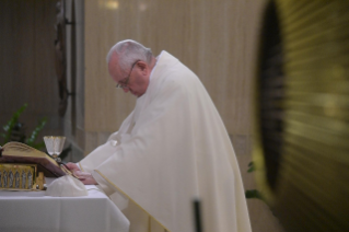 3-Holy Mass presided over by Pope Francis at the Casa Santa Marta in the Vatican: <i>Cherish those who accompany us in life</i>