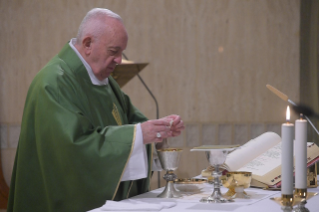 4-Holy Mass presided over by Pope Francis at the Casa Santa Marta in the Vatican: <i>Open our hearts to compassion</i>