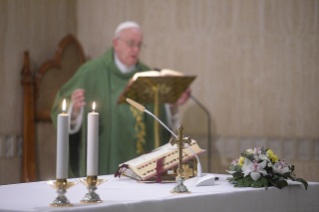 6-Holy Mass presided over by Pope Francis at the Casa Santa Marta in the Vatican: <i>Service is the measure of greatness in the Church</i>