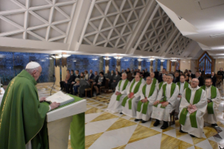 8-Holy Mass presided over by Pope Francis at the Casa Santa Marta in the Vatican: <i>Service is the measure of greatness in the Church</i>
