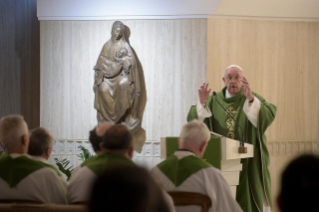 7-Holy Mass presided over by Pope Francis at the Casa Santa Marta in the Vatican: <i>Service is the measure of greatness in the Church</i>