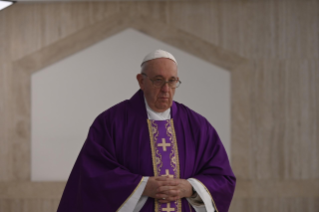 1-Holy Mass presided over by Pope Francis at the <i>Casa Santa Marta in the Vatican</i>: "God always acts in simplicity"