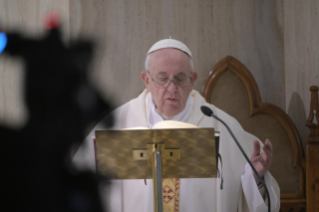 9-Holy Mass presided over by Pope Francis at the <i>Casa Santa Marta</i> in the Vatican: "Living in the tangibility of daily life and of mystery"