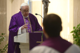10-Holy Mass presided over by Pope Francis at the <i>Casa Santa Marta</i> in the Vatican: "The disease of sloth and the water that regenerates us"