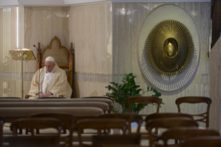 5-Holy Mass presided over by Pope Francis at the <i>Casa Santa Marta</i> in the Vatican: "Faced with mystery" 