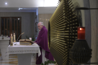 11-Messe quotidienne dans la chapelle de la résidence Sainte-Marthe : « Le dimanche des pleurs »
