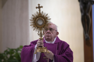 10-Holy Mass presided over by Pope Francis at the <i>Casa Santa Marta</i> in the Vatican: "The Sunday of weeping"