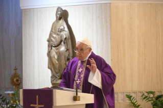 3-Holy Mass presided over by Pope Francis at the <i<Casa Santa Marta</i> in the Vatican: "The three dimensions of Christian life: election, promise, covenant"