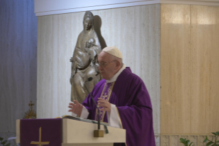 3-Holy Mass presided over by Pope Francis at the <i>Casa Santa Marta</i> in the Vatican: "The process of temptation"